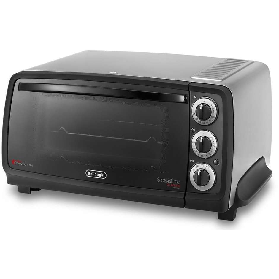 De'Longhi EO14902.S Sfornatutto Fornetto Elettrico Ventilato 14 L Potenza 1400 W Silver/Nero