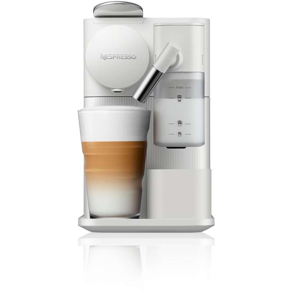 De'Longhi Nespresso Lattissima One EN510.W Macchina da Caffè a Capsule 1450 W Pompa 19 Bar Bianco Silk