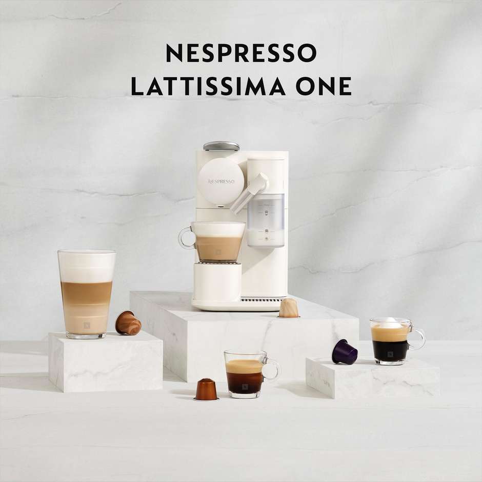 De'Longhi Nespresso Original EN510.B Macchina da Caffè 1450 W 19 bar di pressione ad alta estrazione Nero, Acciaio inossidabile