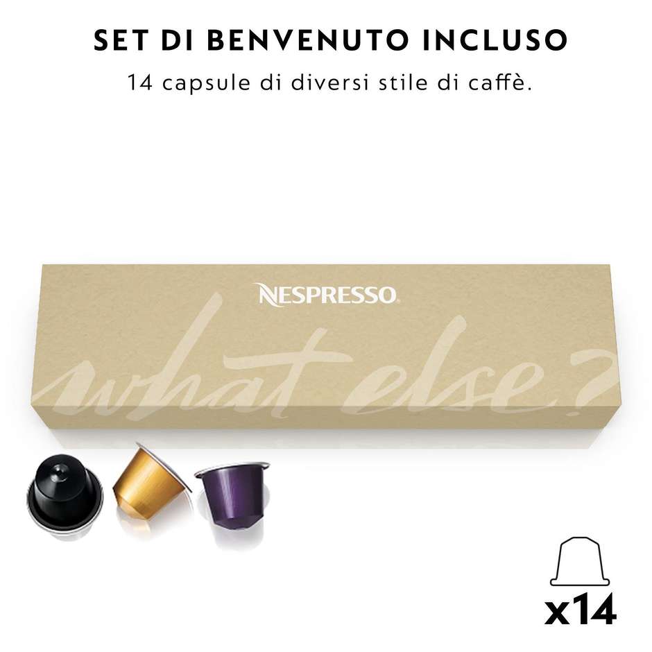 De'Longhi Nespresso Original EN510.B Macchina da Caffè 1450 W 19 bar di pressione ad alta estrazione Nero, Acciaio inossidabile