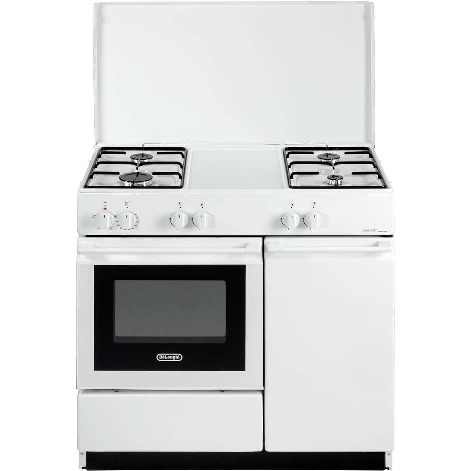 De'Longhi SEW 8540 N EDM Cucina 4 Fuochi Gas 86x50 Bianca