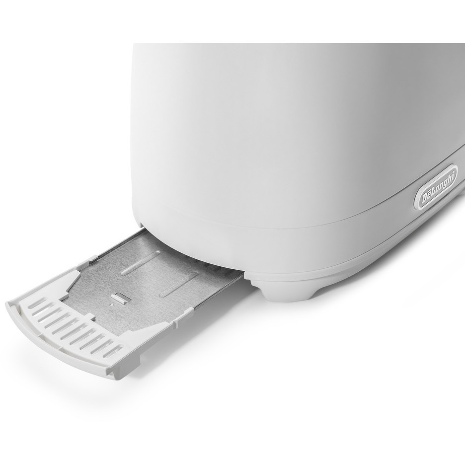 De’Longhi CTLAP2203.W tostapane bianco 2 fette 550 W con pinze