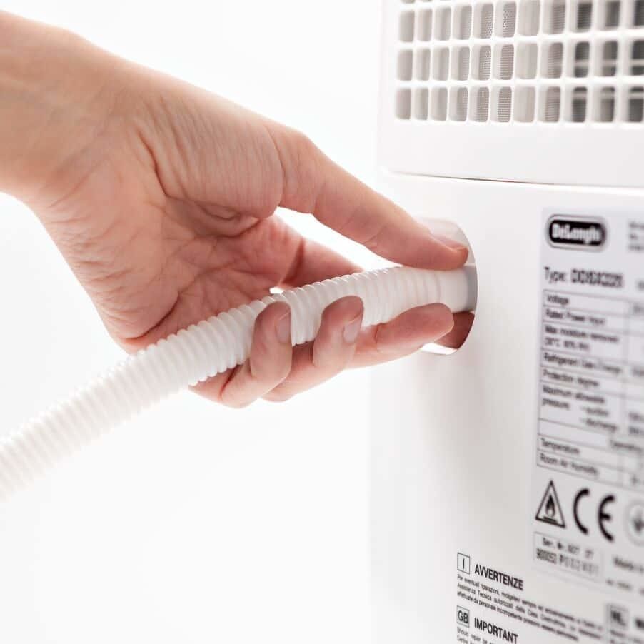 De’Longhi DDSX220 Deumidificatore Capacita tanica acqua 5 Lt Adatto per stanze fino a 90 m³ Colore Bianco