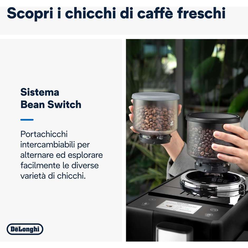 De’Longhi Rivelia EXAM440.35.B Macchina da caffè automatica Colore Nero