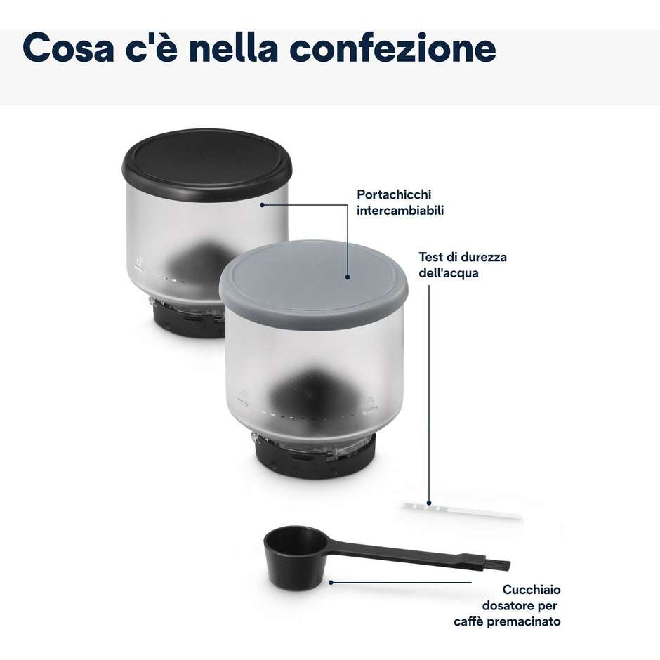 De’Longhi Rivelia EXAM440.35.B Macchina da caffè automatica Colore Nero