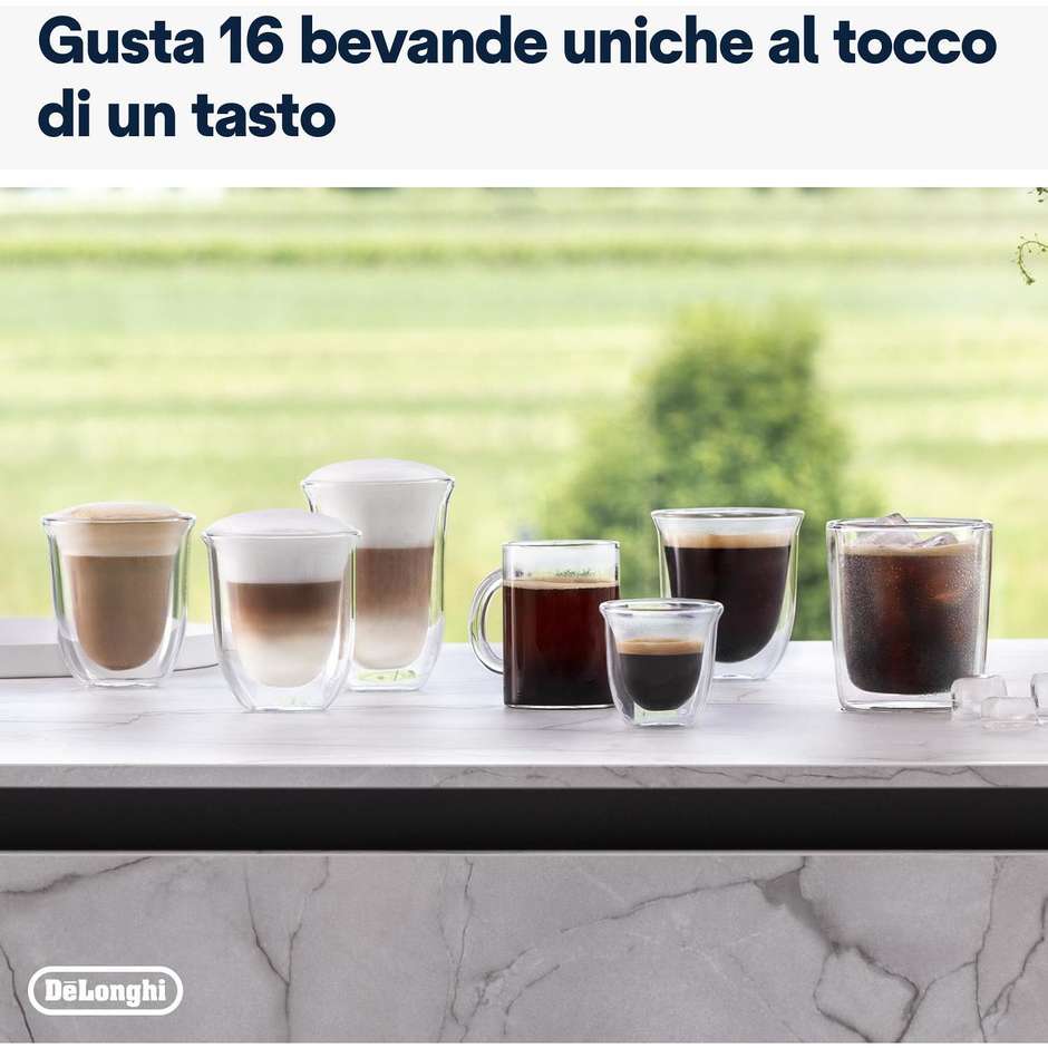 De’Longhi Rivelia EXAM440.55.BG Macchina da caffè Potenza 1450 W Colore Beige