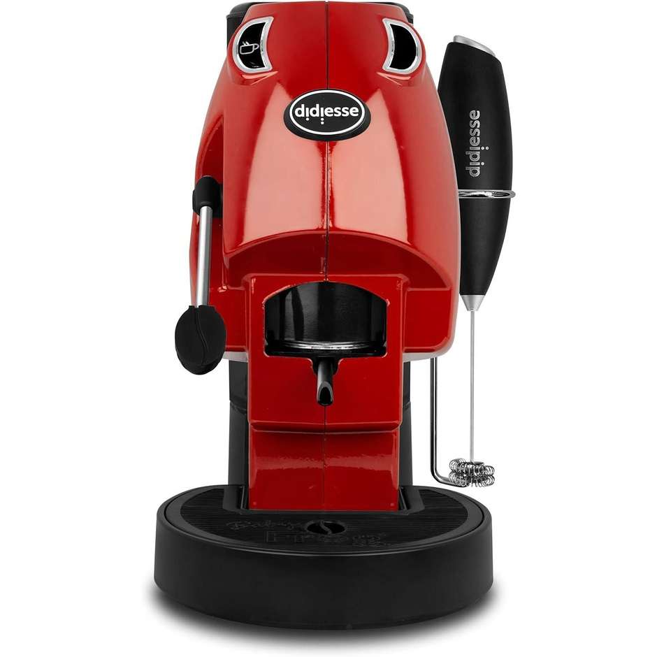 Didiesse Baby Frog Macchina da Caffè Espresso a Cialde ESE 44 mm 450 W Portabottiglia Rosso Pieno