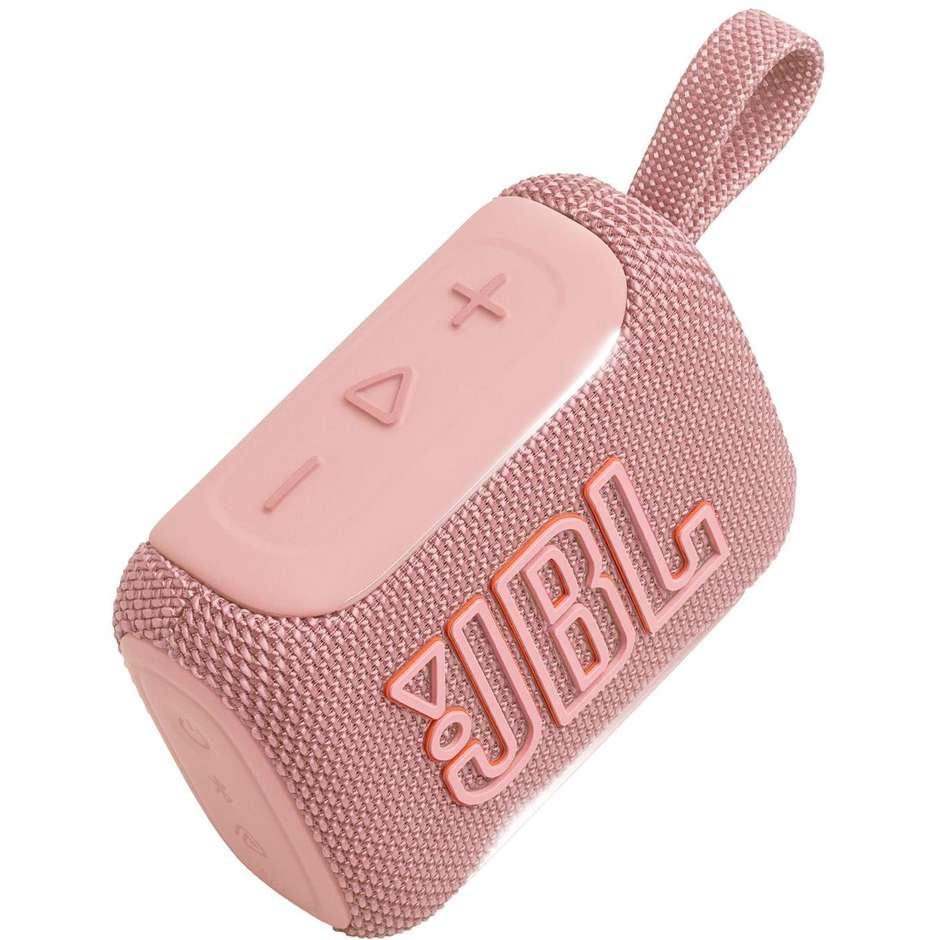 diffusore bt go5 pink waterproof ipx7 auracast