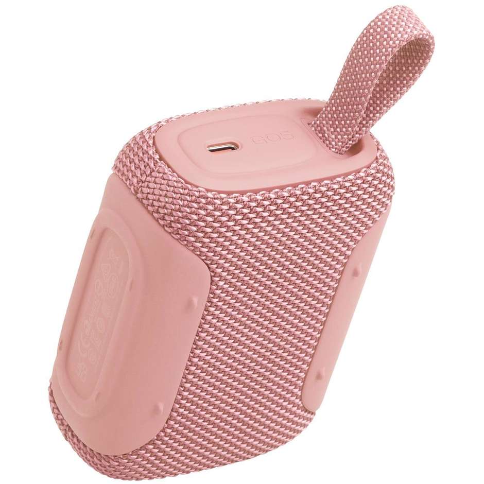 diffusore bt go5 pink waterproof ipx7 auracast