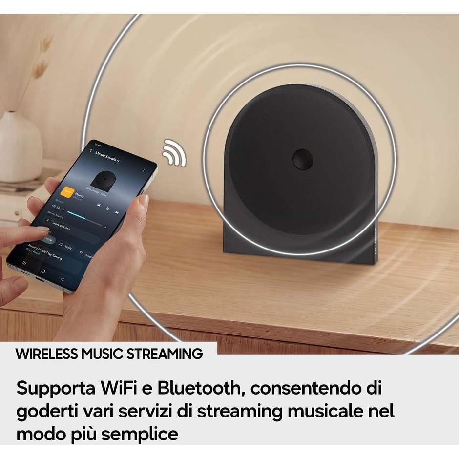 diffusore bt music studio 5 black