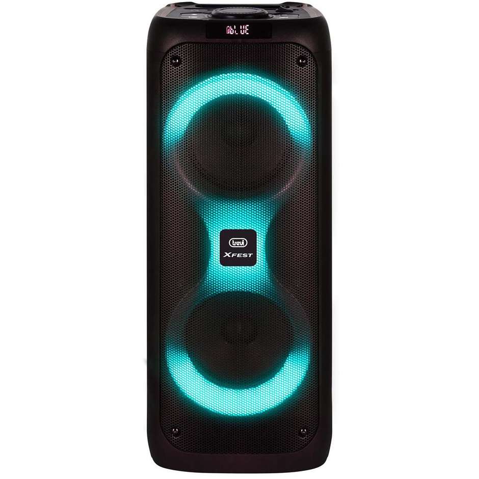 diffusore karaoke 2 mic bt usb microsd