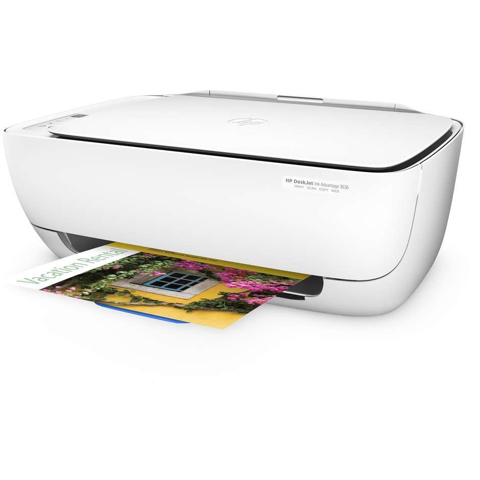 DJ3636 HP DeskJet 3636 stampante multifunzione All-in-One colore bianco