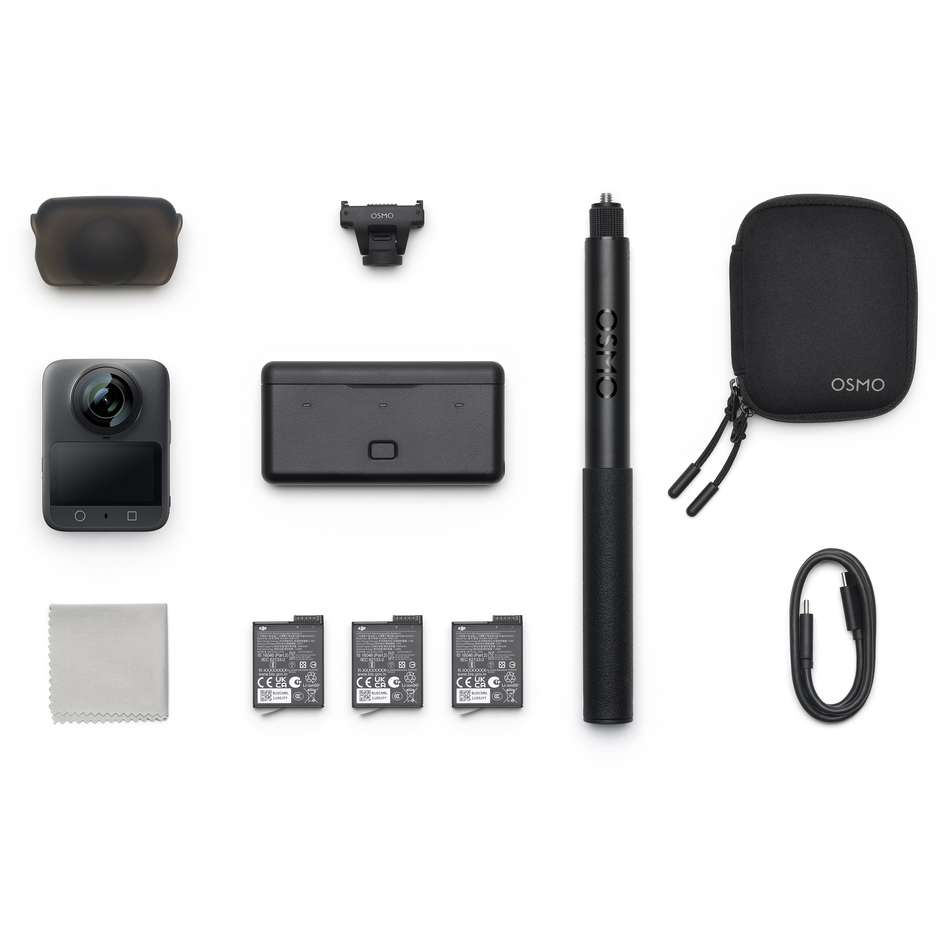 DJI DJ360A Videocamera Digitale 4K con Stabilizzazione Ottica Avanzata Colore Black
