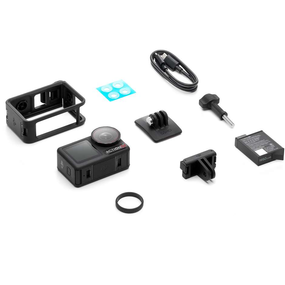 DJI DJAC5S Osmo Action 5 Pro Action camera 4K 120fps, Tracciamento del soggetto stabilizzazione Touchscreen OLED Colore Nero