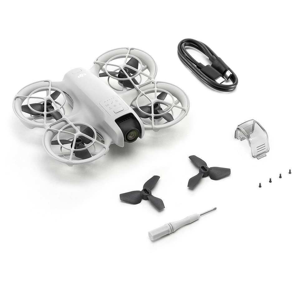 DJI Neo 4 rotori Quadrirotore 12 MP 3840 x 2880 Pixel 1435 mAh Colore Nero, Bianco