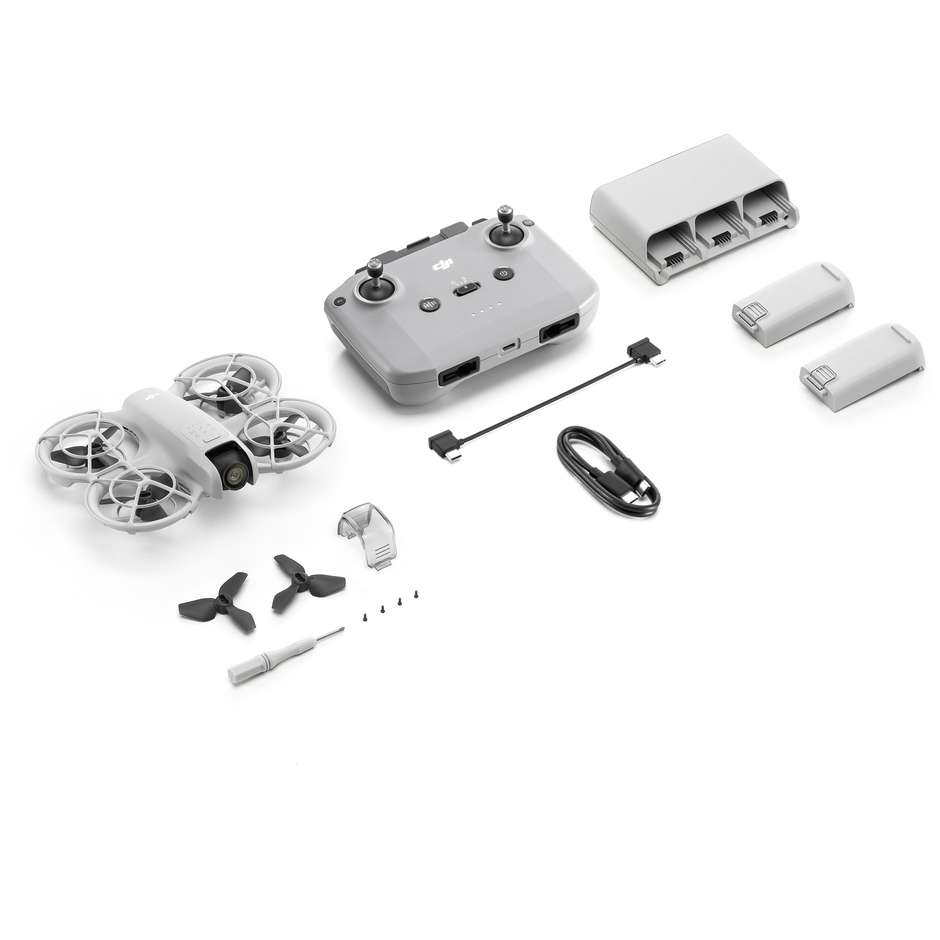 DJI Neo Fly More Combo 4 rotori Quadrirotore 12 MP Colore Nero, Bianco