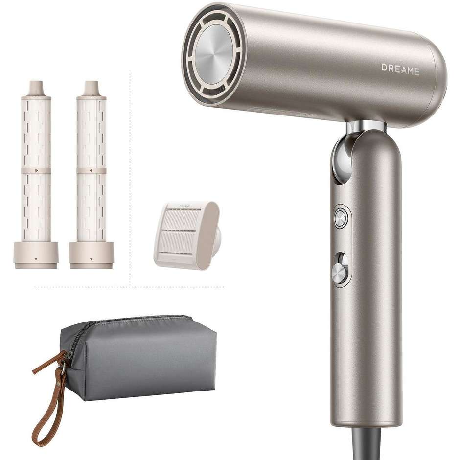 Dreame DREHD51N-TG Pocket Neo Asciugacapelli 1300 W Colore Oro