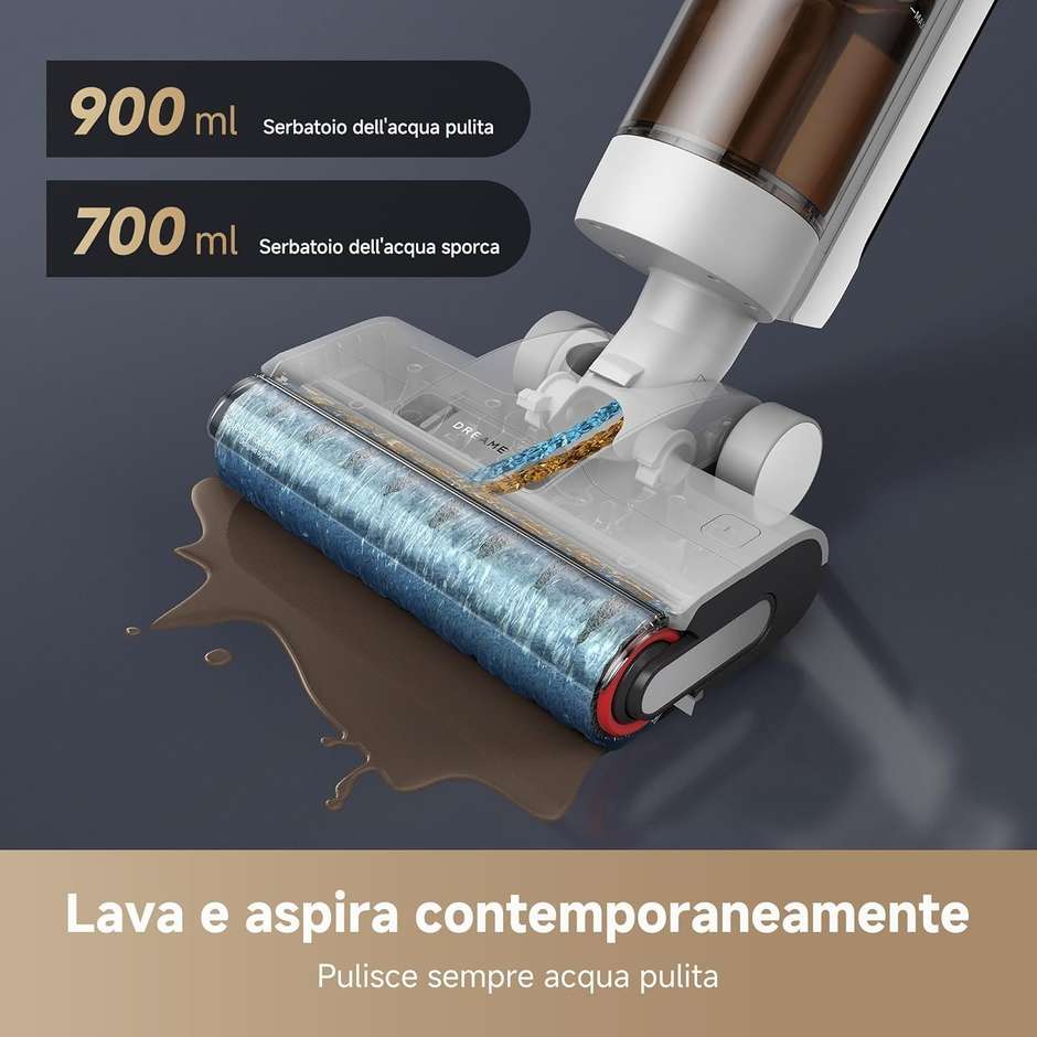 Dreame G10PRO Pulitore a Vapore Igienizzante Multisuperficie Nero