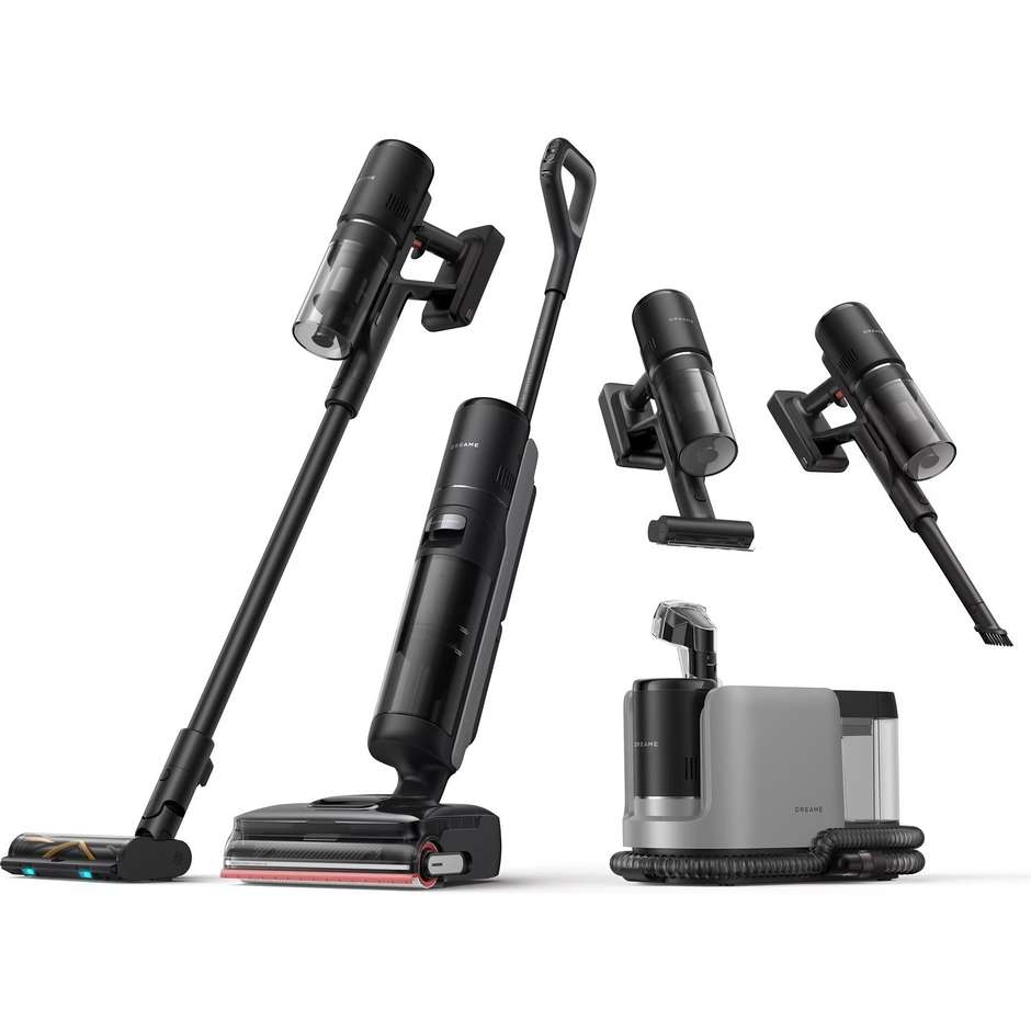 Dreame H15 Mix Aspirapolvere Lavapavimenti 7-in-1, 23.000 Pa, Lavaggio Spazzola 100°C