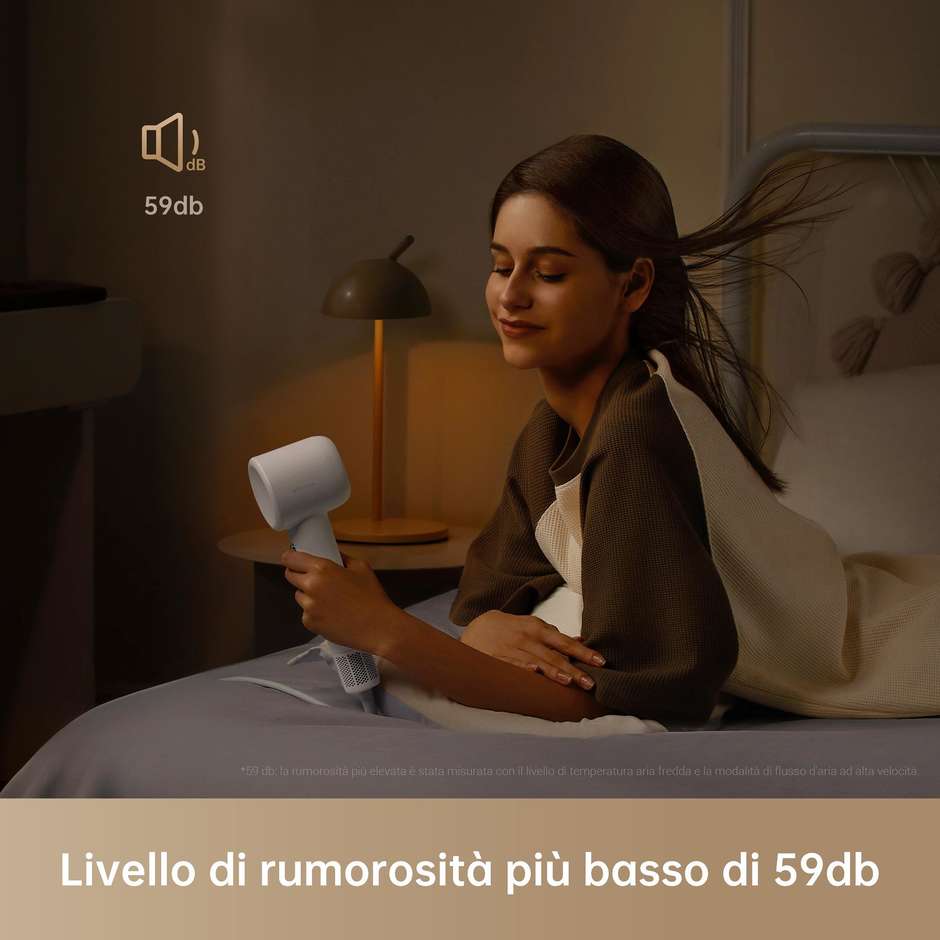 Dreame Hair Gleam Asciugacapelli 1600 W Colore Grigio