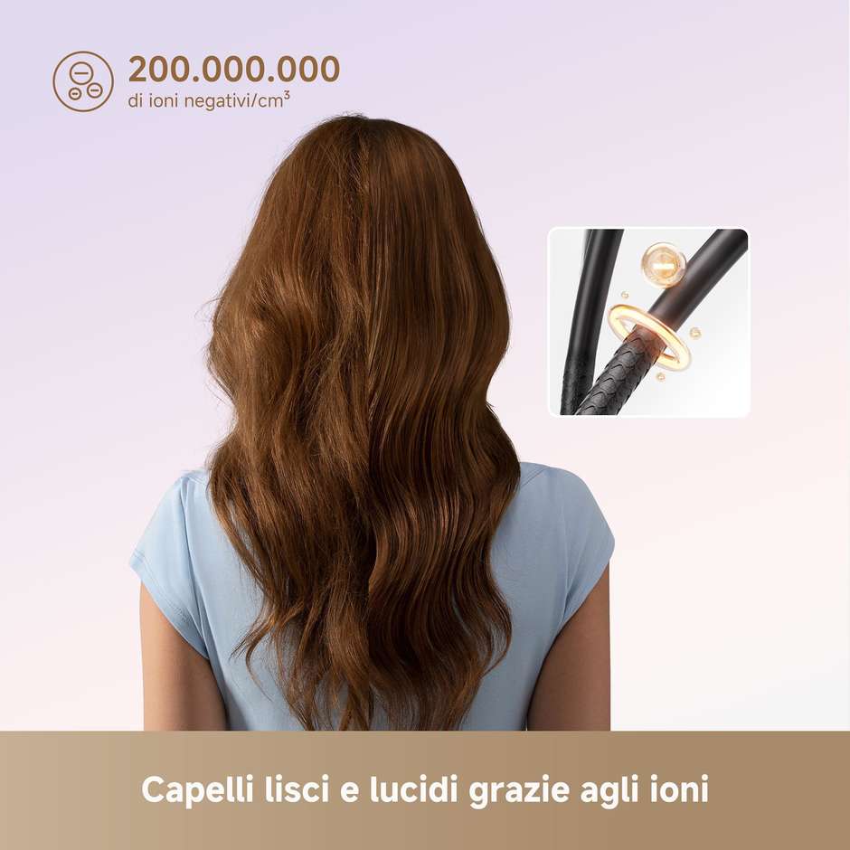 Dreame Mini Flow Asciugacapelli 1200W Ioni 70 m/s Rosa