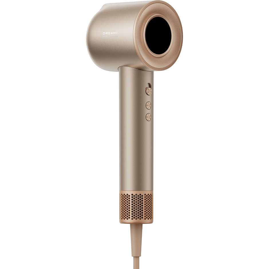 Dreame Miracle Essence asciugacapelli oro 1600 W, funzione ionica, concentratore e diffusore