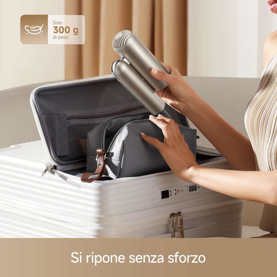 Dreame Pocket Pro 2 DREPOCKETPRO2G Asciugacapelli da Viaggio 1300 W Oro