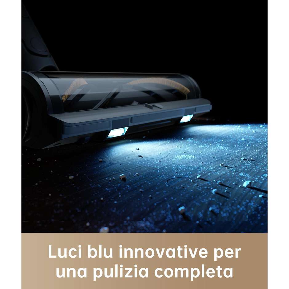 Dreame R20COMBO Scopa Elettrica Ricaricabile 2 in 1 Senza Fili Ciclonica 570 W 0,6 L Grigio