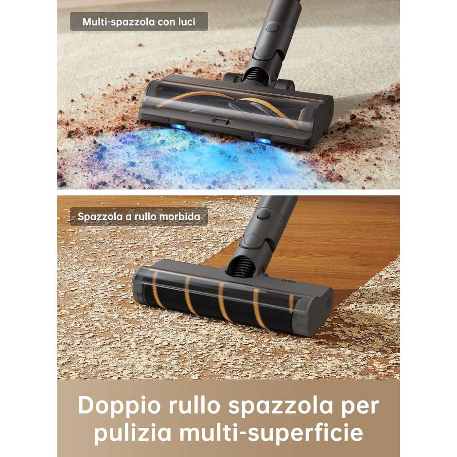 Dreame VMR20611 scopa elettrica senza fili 2 in 1 190 AW grigia