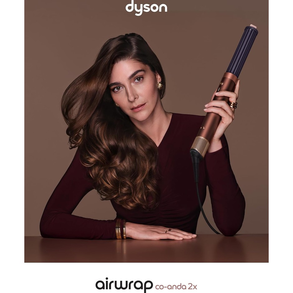 Dyson Airwrap Co-anda 2x multistyler per capelli lisci e mossi, Copper/Plum, 6 accessori