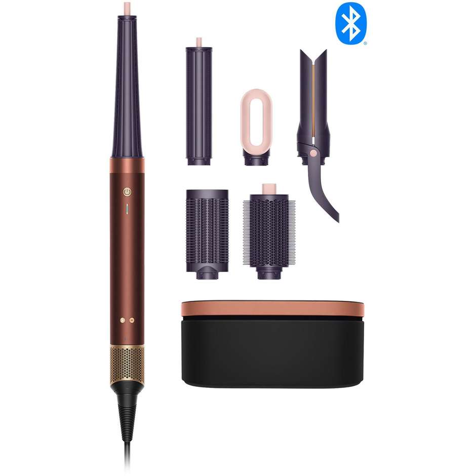 Dyson Airwrap Co-anda 2x multistyler per capelli lisci e mossi, Copper/Plum, 6 accessori