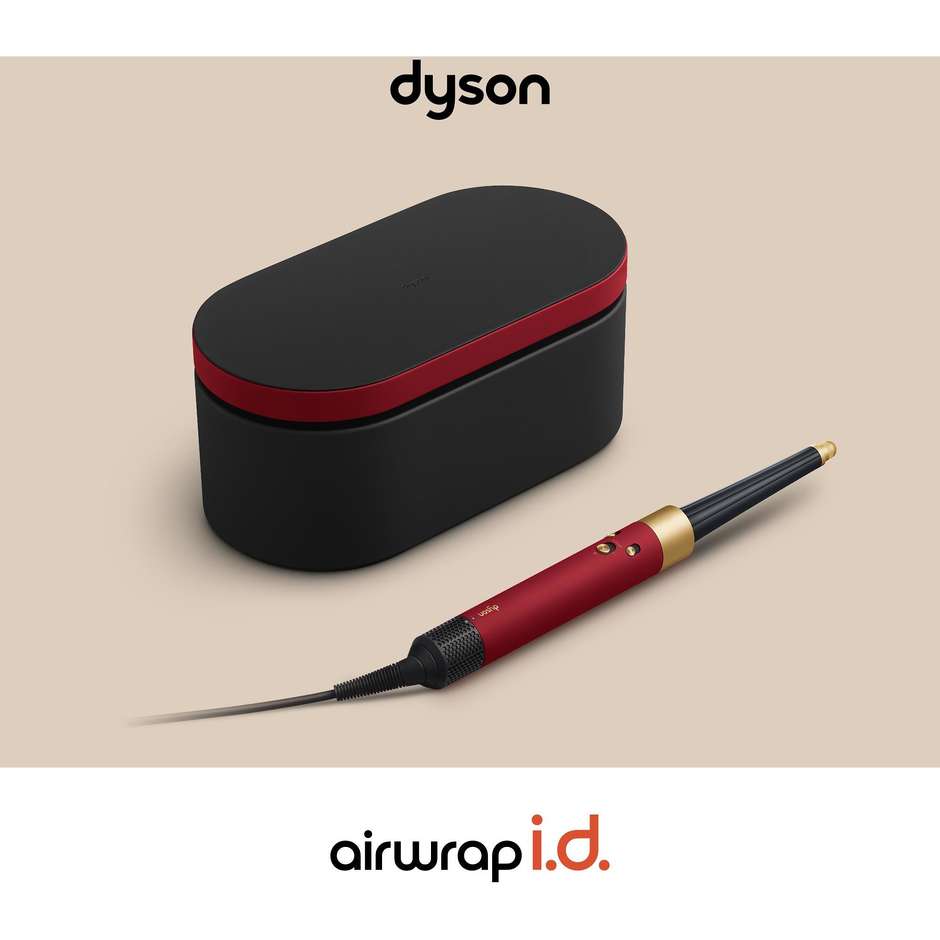 Dyson Airwrap i.d.™ Multistyler 5in1 Red Velvet/Gold - 1300W, 6 accessori, connettività Bluetooth