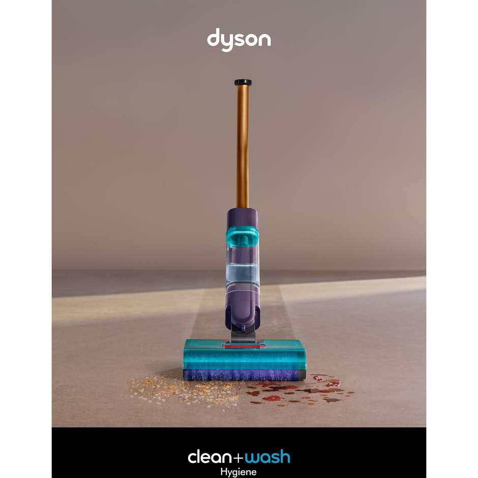 Dyson Clean+Wash Hygiene Lavapavimenti Blu Rame