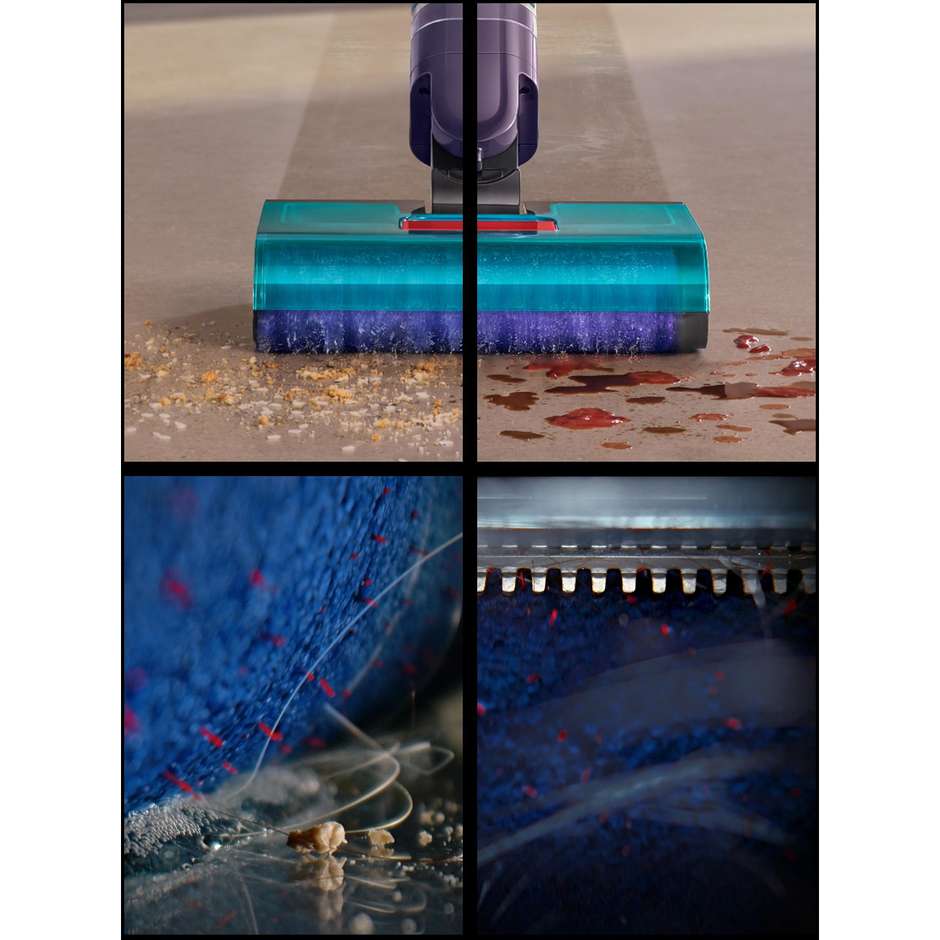 Dyson Clean+Wash Hygiene Lavapavimenti Blu Rame