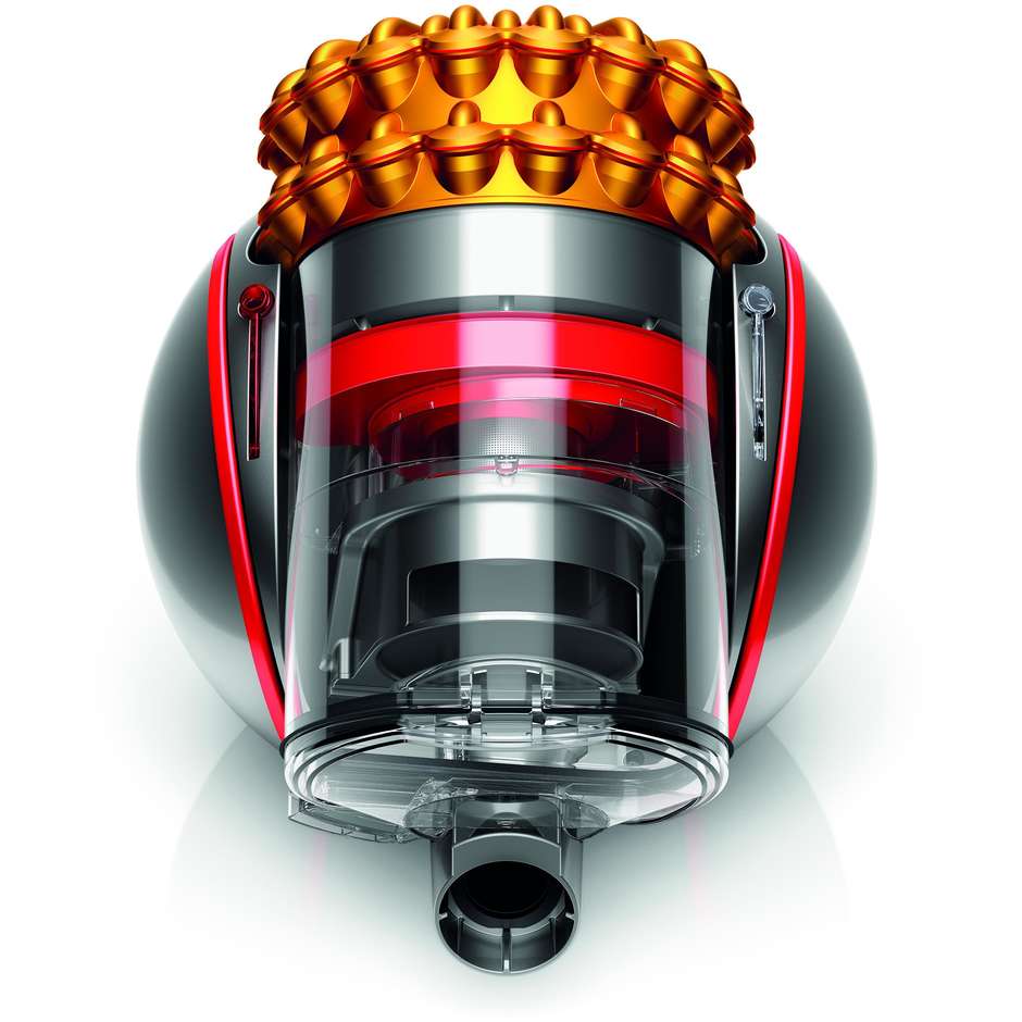 Dyson CY26BIGBALLMULTIFLOOR2 Aspirapolvere Senza sacco Dyson Cinetic Big Ball Potenza 600 W Colore Grigio, Giallo