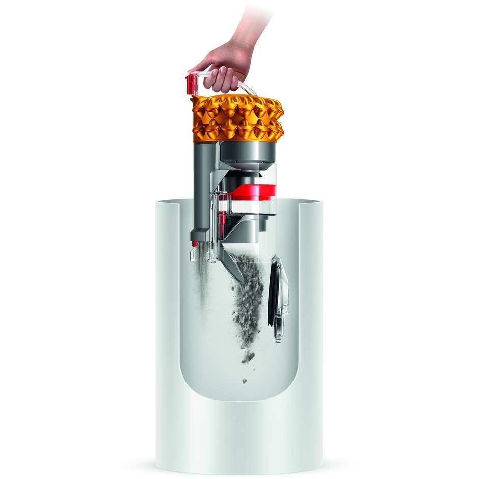 Dyson CY26BIGBALLMULTIFLOOR2 Aspirapolvere Senza sacco Dyson Cinetic Big Ball Potenza 600 W Colore Grigio, Giallo