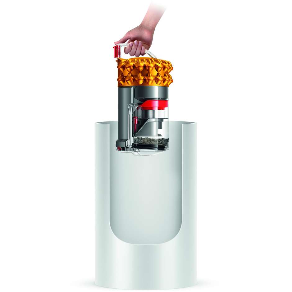 Dyson CY26BIGBALLMULTIFLOOR2 Aspirapolvere Senza sacco Dyson Cinetic Big Ball Potenza 600 W Colore Grigio, Giallo