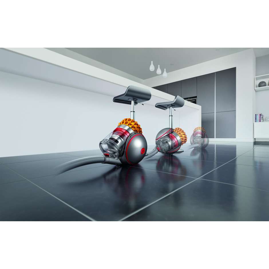 Dyson CY26BIGBALLMULTIFLOOR2 Aspirapolvere Senza sacco Dyson Cinetic Big Ball Potenza 600 W Colore Grigio, Giallo