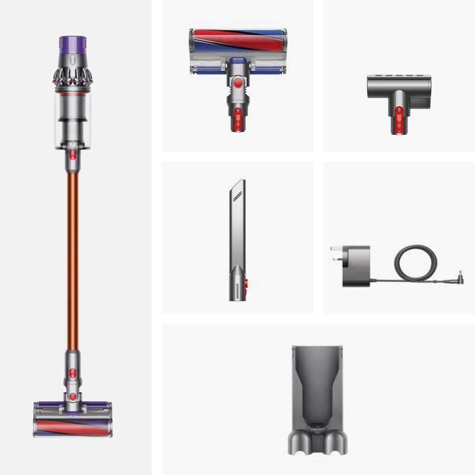 Dyson Cyclone V10 Fluffy aspirapolvere senza filo 2-in-1, 151 AW, contenitore 0,77 l