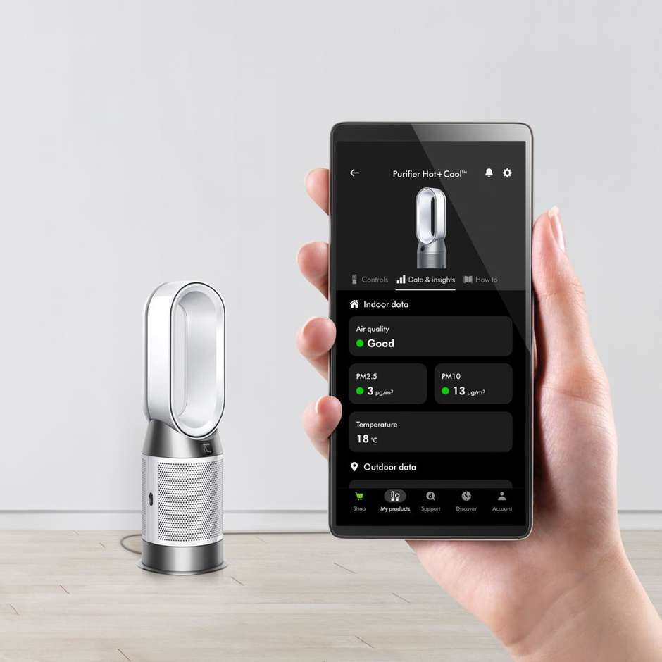 Dyson HP11 Purifier Termoventilatore pure Hot + Cool Adatto per stanze fino a27 m²