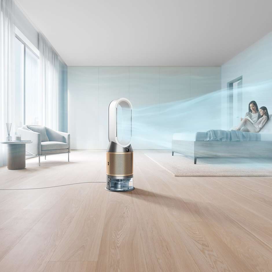 Dyson PUREHOTCOO Purificatore D'Aria Humidify+Cool Colore Bianco,Oro