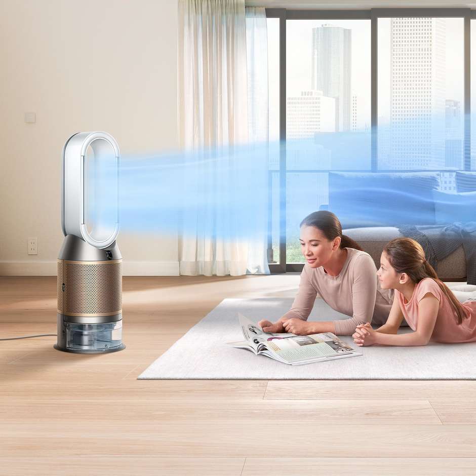 Dyson PUREHOTCOO Purificatore D'Aria Humidify+Cool Colore Bianco,Oro