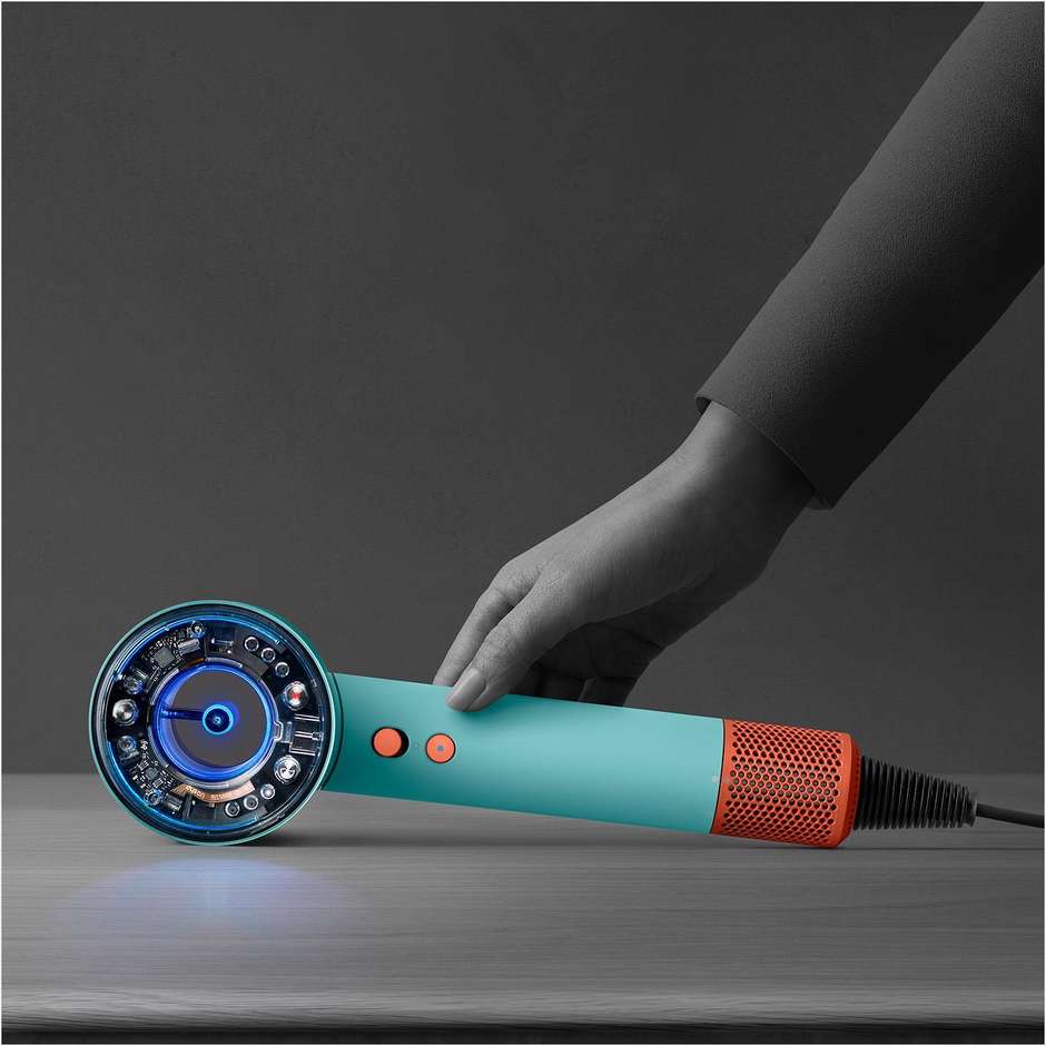 Dyson Supersonic Natural 515276-01 Phon per asciugare i capelli Potenza 1600 W Colore Acquamarina/tangerine