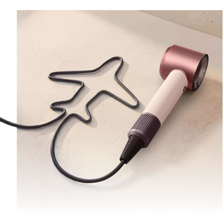 Dyson Supersonic Travel Asciugacapelli da Viaggio 2 Velocità 3 Temperature Rosa Cipria