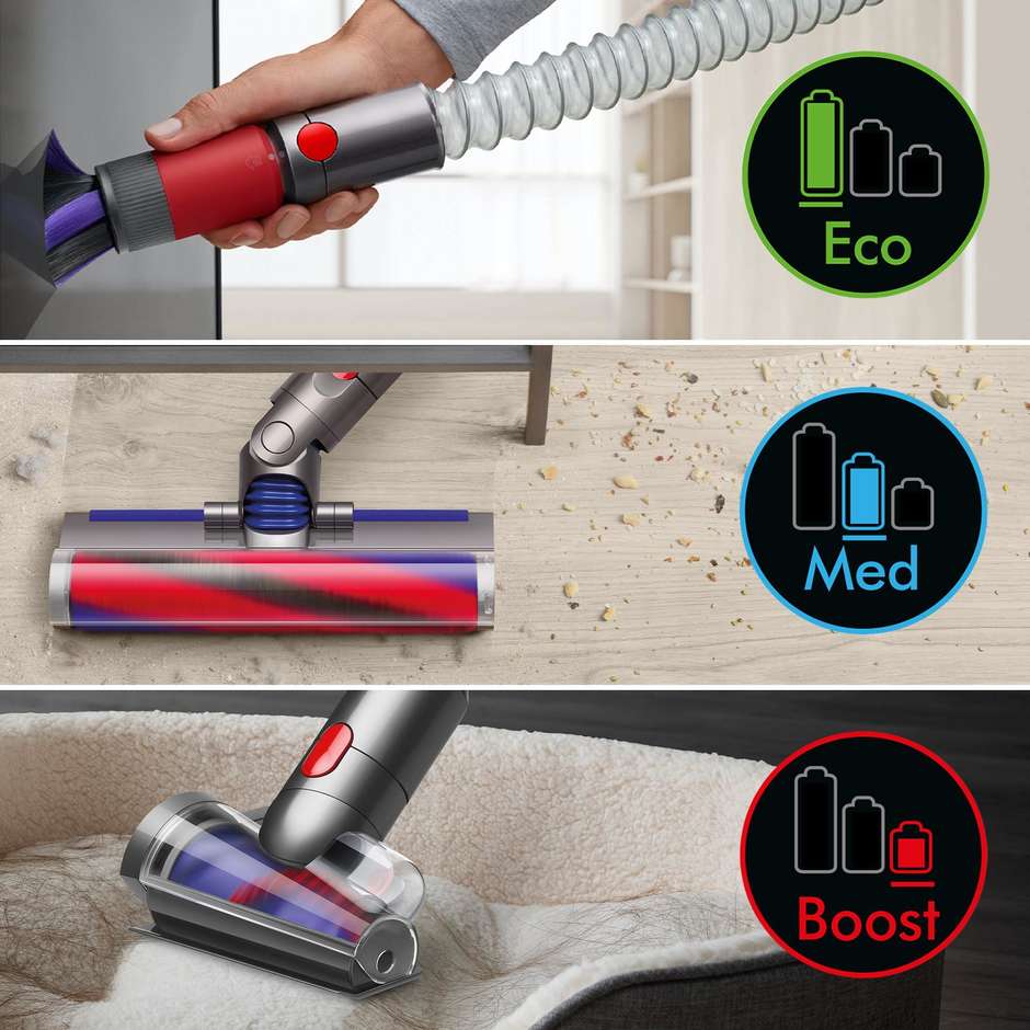 Dyson V12 Origin Aspirapolvere senza filo Senza sacchetto Potenza 120 W Colore Nichel