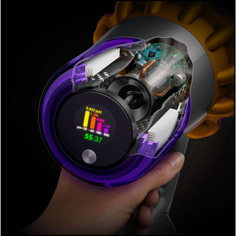 Dyson V15 Detect Absolute Scopa elettrica senza filo 60 min LCD