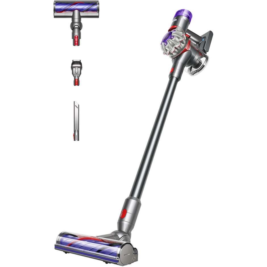 Dyson V8 Advanced Aspirapolvere a bastone 2 in 1 Batteria Secco Senza sacchetto Colore Nichel, Argento