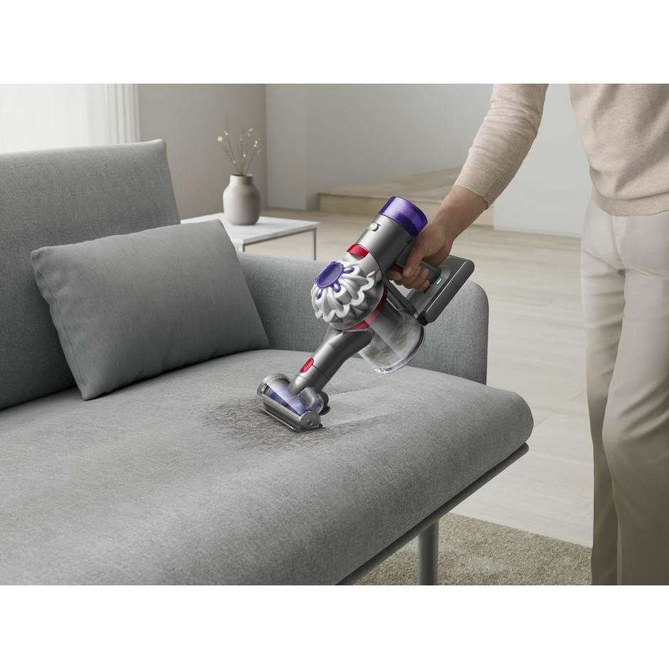 Dyson V8 Advanced Aspirapolvere a bastone 2 in 1 Batteria Secco Senza sacchetto Colore Nichel, Argento