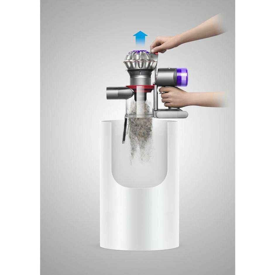 Dyson V8 Advanced Aspirapolvere a bastone 2 in 1 Batteria Secco Senza sacchetto Colore Nichel, Argento