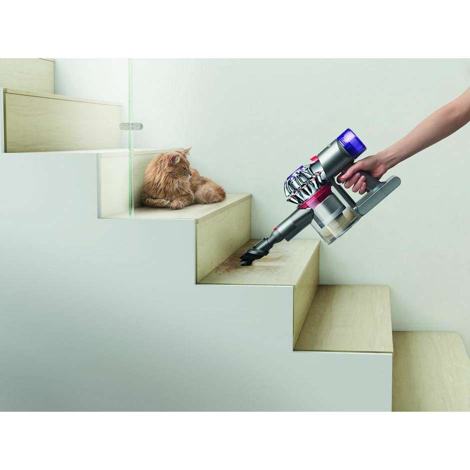 Dyson V8 Advanced Aspirapolvere a bastone 2 in 1 Batteria Secco Senza sacchetto Colore Nichel, Argento